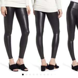 SPANX Faux Leather Leggings